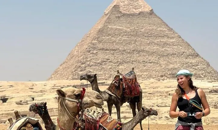 VIP Giza Pyramids, Sphinx, Lunch,Camel Ride & inside 3rd pyramid
