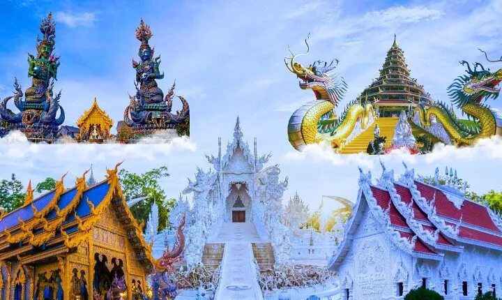 Full Day Chiang Rai 3 Temples White, Blue,Big Bhudha Temples