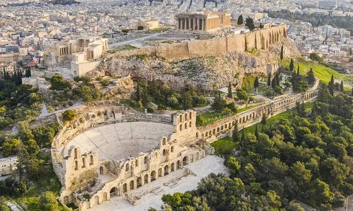 Athens: Guided Mythology Walking Tour Acropolis View