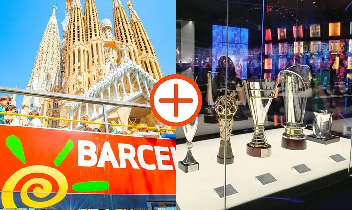 Barcelona Hop On Hop Off & Spotify Camp Nou Tour F.C. Barcelona