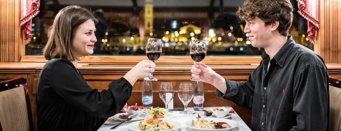 Hungarian dinner with Danube River cruise
