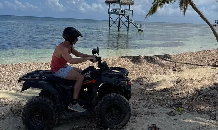 Roatán ATV Jungle Adventure & West Bay Beach Day Pass