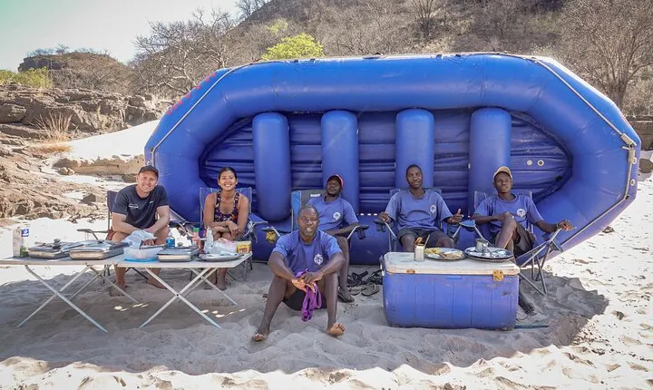 Zambezi River Whitewater Rafting 3 Days 2 Nights Camping.