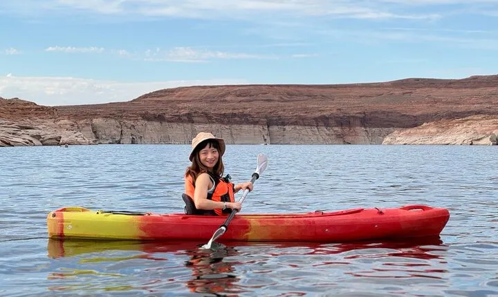 Lake Powell Guided Kayak and Water Antelope Canyon Tour