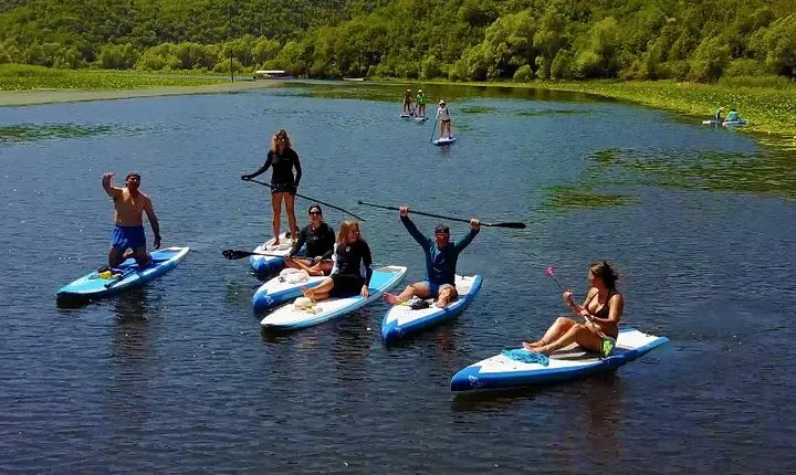Paddleboard (SUP) Tour on Crnojevic River to Skadar Lake