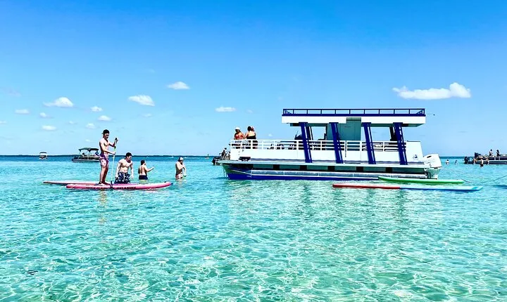 Private Chartered Pontoon Boat-Up to 16 Guests with Restroom