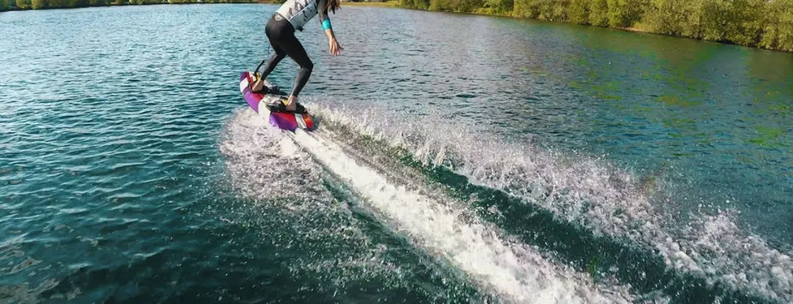 Krakow: Efoil Electric desk on Lake