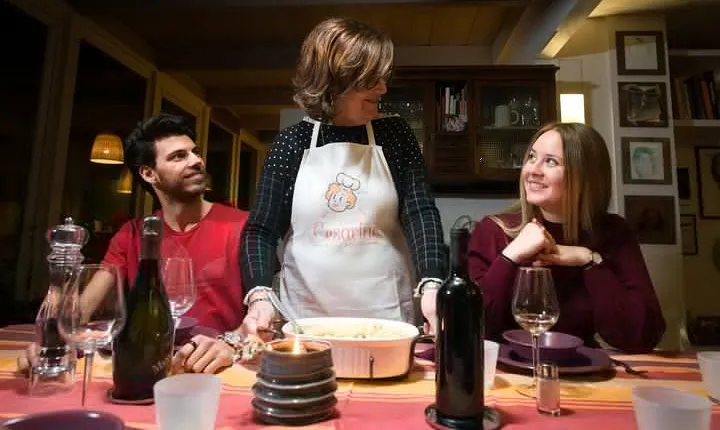 Dining experience at a local's home in Montescaglioso with cooking demo