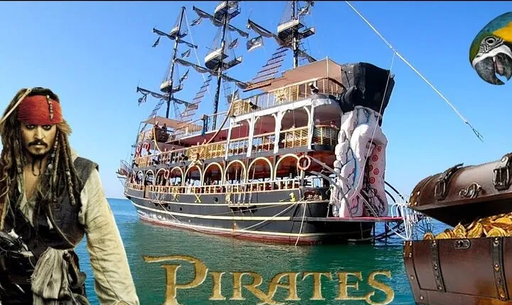 Marmaris Pirates Boat Trip BBQ Lunch Unlimited Soft and Alcoholic Drinks