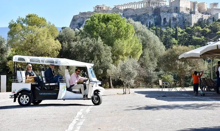 Tuk Tuk Athens Complete City Center Tour - 100% Electric (3 hour)