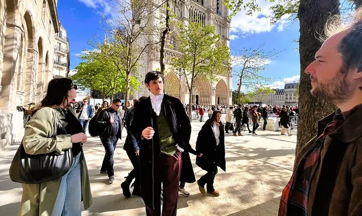 Paris Dark Side with Edgar Allan Poe Actor-Led Fun Guided Tour