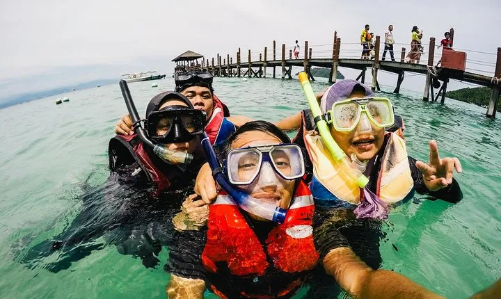 Island Hopping Tour From Kota Kinabalu (2 island)