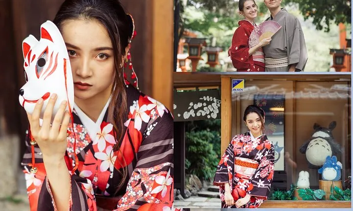  Kyoto Formal Kimono Dressing with Hairstyle at Kiyomizudera