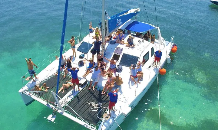 Isla Mujeres in Catamaran