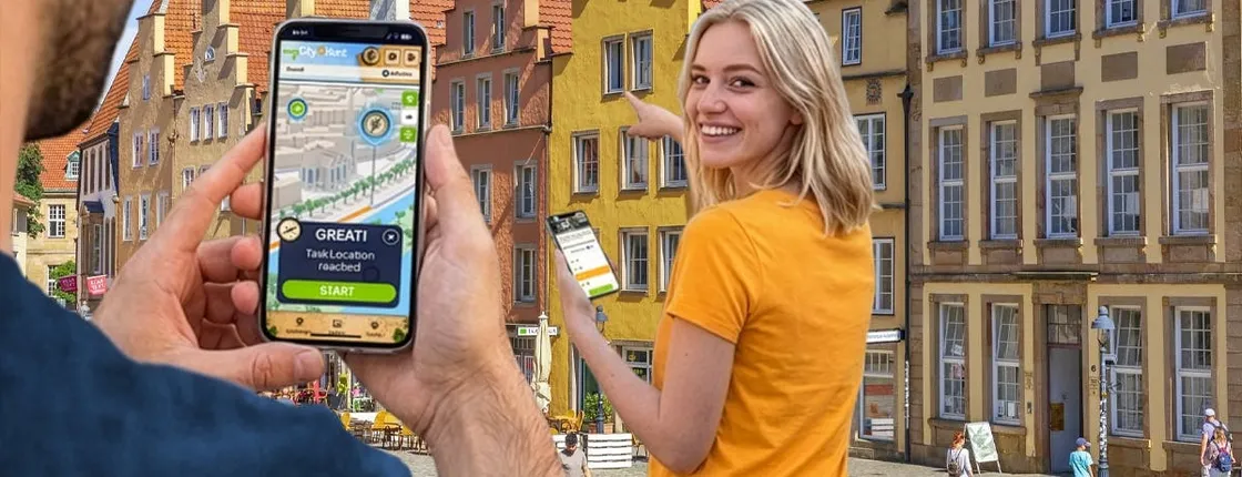 Self-guided digital scavenger hunt in Osnabrück