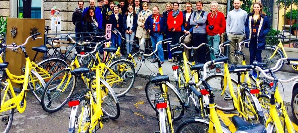 Florence by Bike: Audio Guided Tour with Live Guide