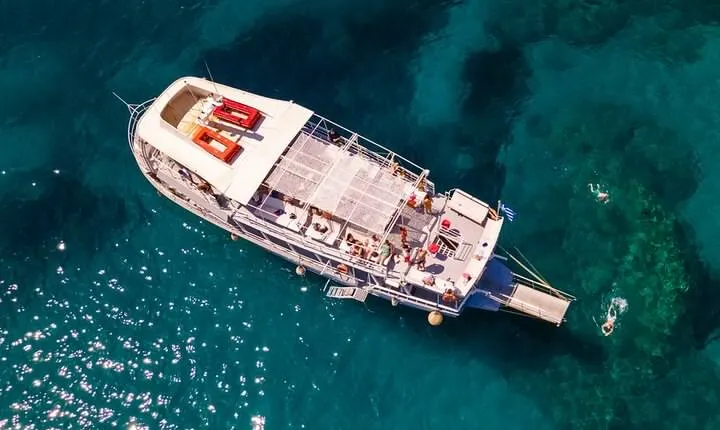 Rhodes Bay to Bay Swim Cruise-Greek Buffet w/wine included