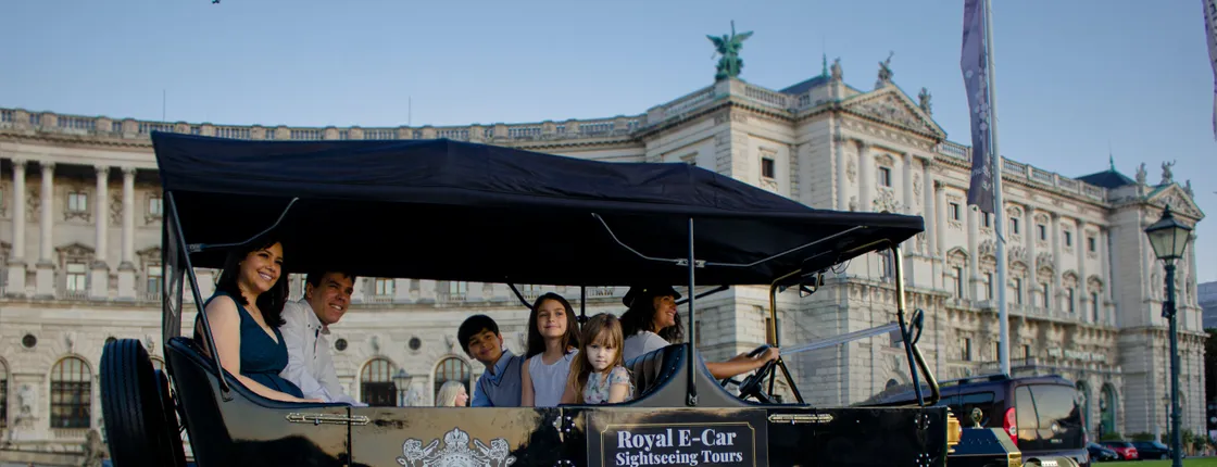 Vienna 1-hour electric vintage car sightseeing tour