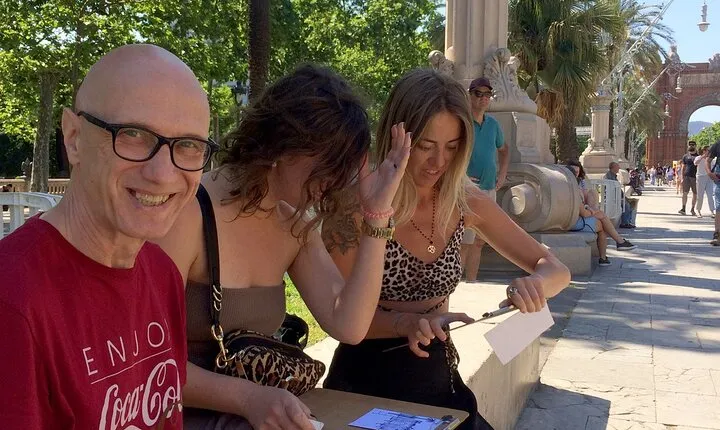 Create your Own Postcard with Barcelona View