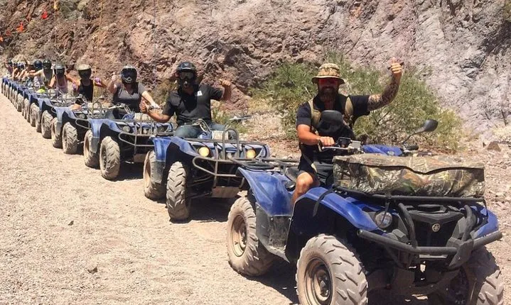 Lake Mead National Park ATV Tour to the Colorado River & Off-Road Racing Combo