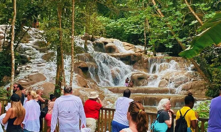 Private Dunn's River and Bamboo Rafting Combo from Ocho Rios