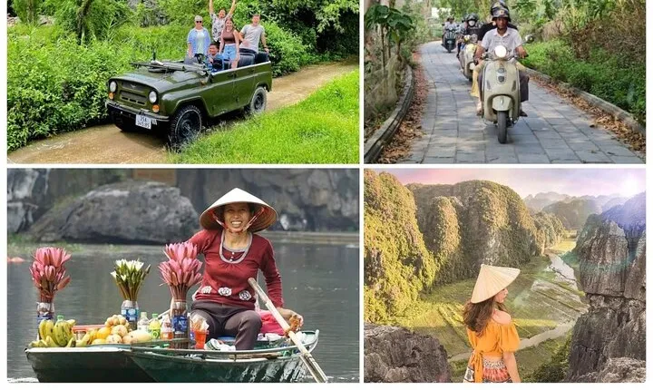 Full Day Ninh Binh Tour From Hanoi With Jeep or Vespa Experiences