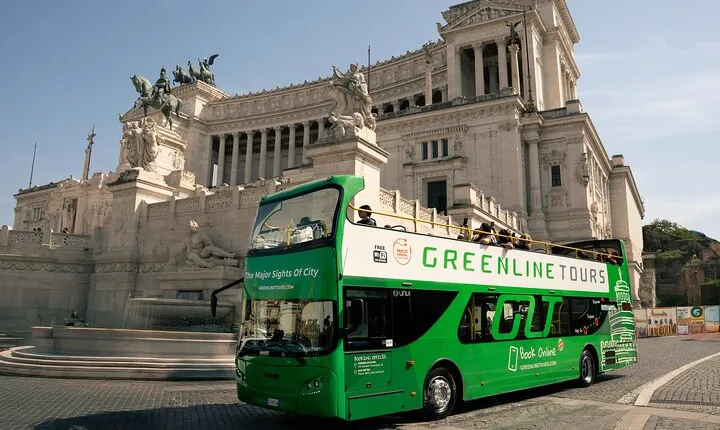 Panoramic Open Hop-on Hop-off Bus Tour 1 ticket x 3 routes