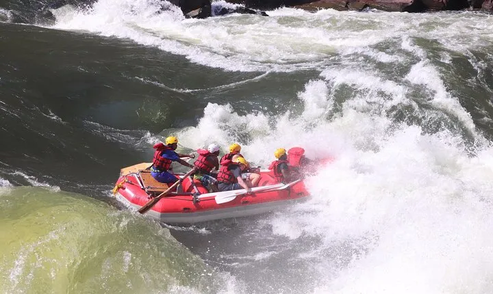 Shared Rafting and Kayaking at Zambezi with Guide