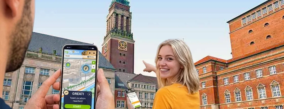Self-guided digital scavenger hunt in Kiel