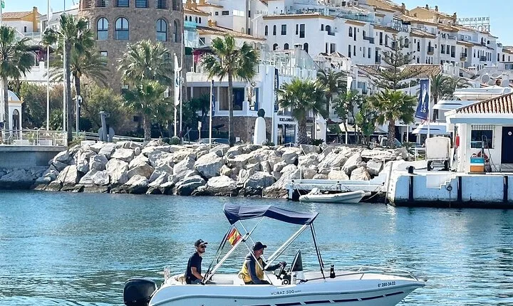 Marbella Self Drive Boat Rental with Dolphin Sighting