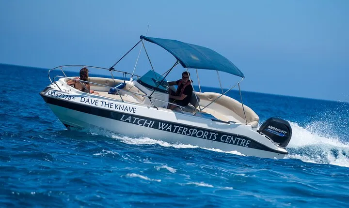 Luxury Private Marinello 22 boat in Latchi 4 Hour Trip