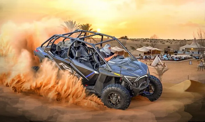 Private 4 Seater Dune Buggy Desert Safari with BBQ Dinner 