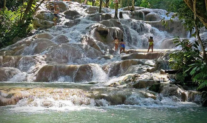 Dunns River Falls & Blue Hole Private COMBO Tour from Montego Bay