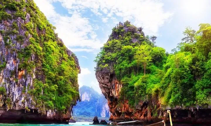 Hong Island By Long Tail Boat From Krabi