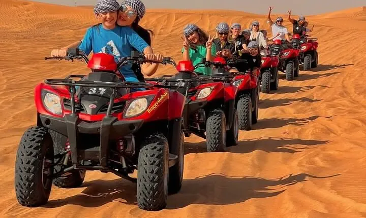 Desert Safari with 30 Minutes Quad Biking on High Red Dunes (Complete Package)