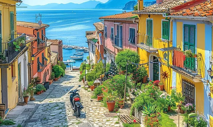 Private transfer from Rome to Sorrento, 2h of sightseeing stop