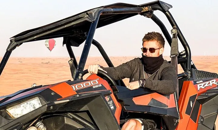 Dubai Morning Buggy Dunes Safari with Sandboarding & Camel Ride
