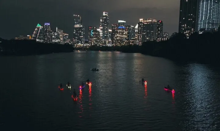 Austin Bat City Glow Paddle Board Experience