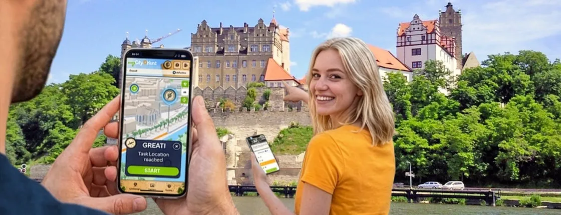 Self-guided digital scavenger hunt in Bernburg