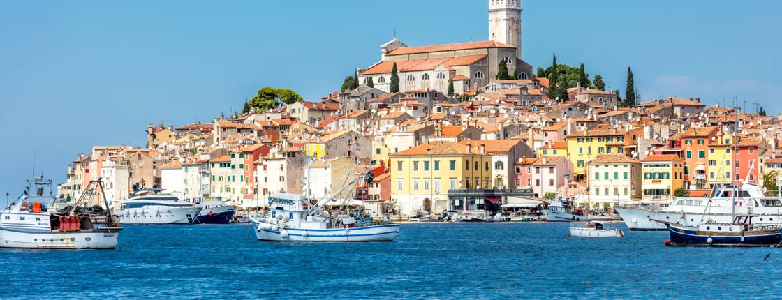 Ancient Istria tour from Poreč including Rovinj, Pula and lunch in Gržini