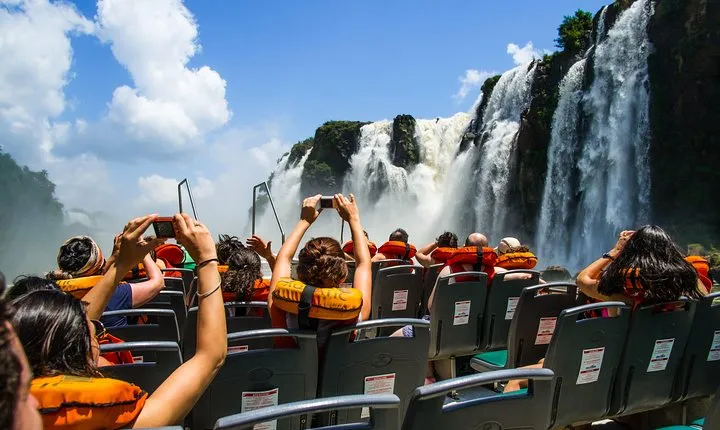 Iguazu Falls Tour, Boat Ride, Train and Safari Truck