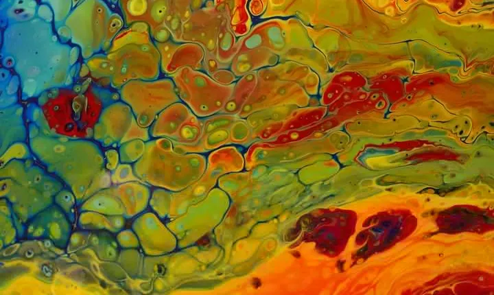Acrylic Pour Painting Class in Estes Park, Colorado