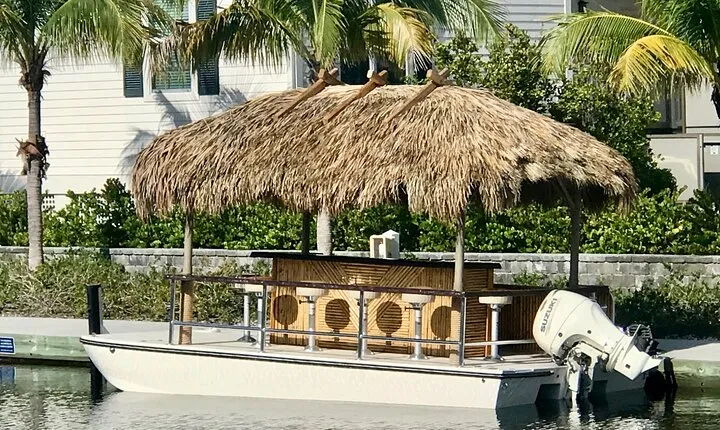 Key West Tiki Bar Boat Cruise to Popular Sand Bar