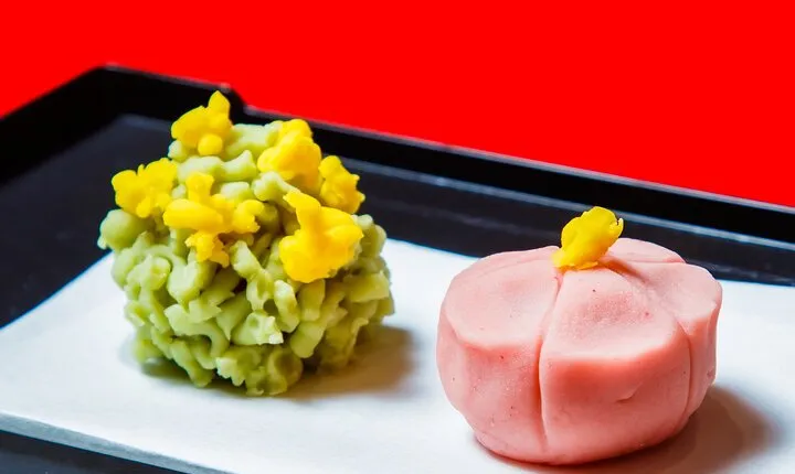 Japanese Traditional Sweets making