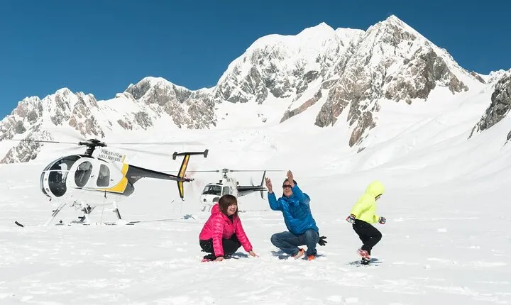 Fox Glacier and snow landing (allow 20 minutes - departs Fox Glacier)