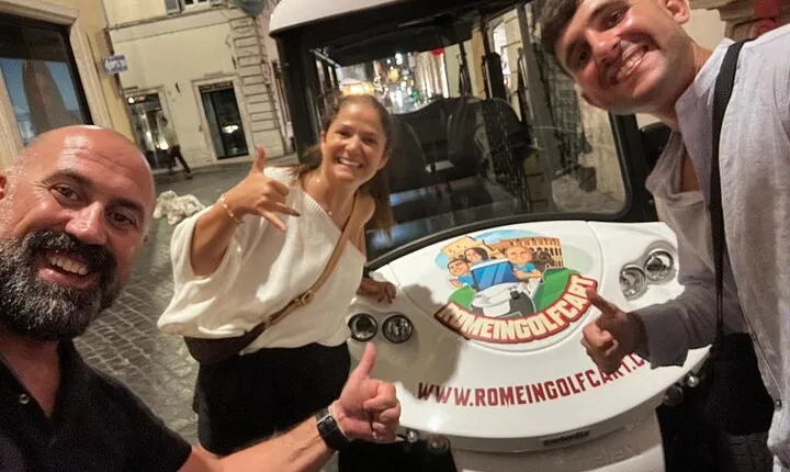 Rome Full Day Private Golf Cart Tour with Hotel Pickup 6 hours