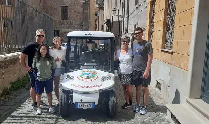 Enjoy Rome Full day tour in Golf Cart with Catacombs