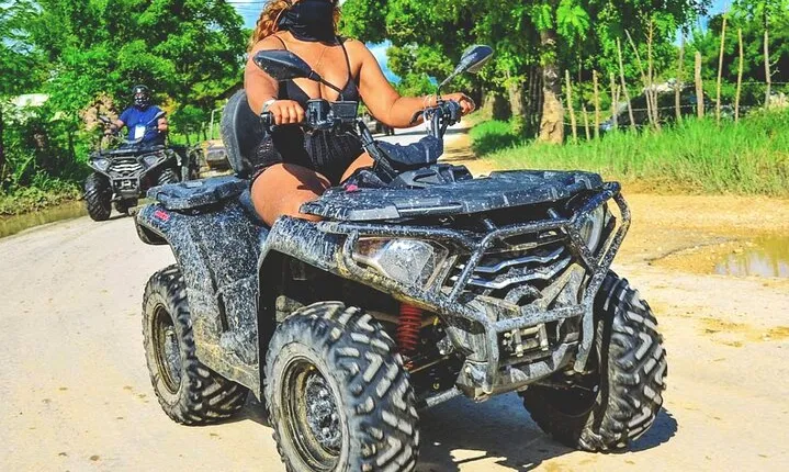 ATV Adventure to Macao Beach, Cenote, and Countryside Plantations