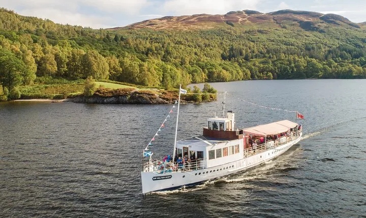 Steamship Cruise, Sheepdog Demo, Foraging Walk, Trossachs Trail