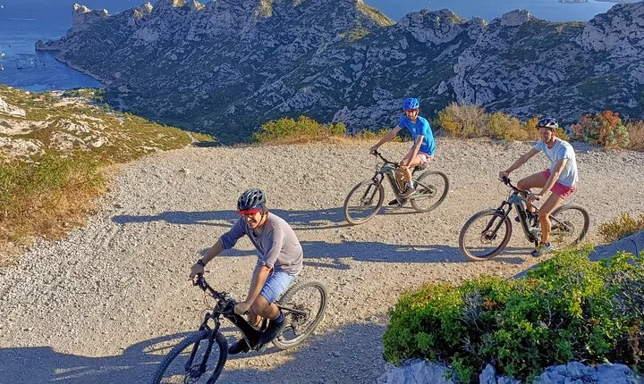 Calanques Trilogy Electric Bike Tour from Marseille